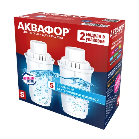 АКВАФОР Комплект модулей сменных фильтрующих В5 (2 шт.)