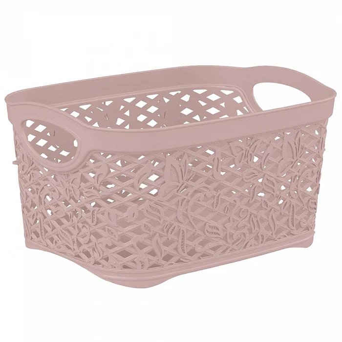 Delta Корзинка для хранения Keeplex Fiori с ручками 3,3 л, 23,6×17,6×12,6 см KL401110005 бежевый топаз