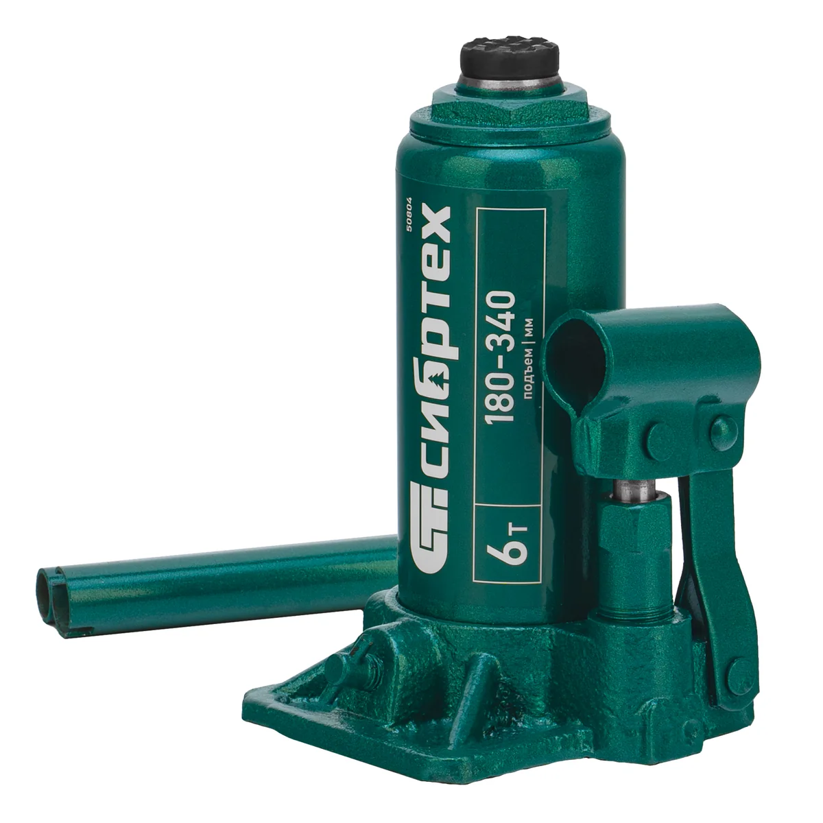 Сибртех Домкрат гидравлический бутылочный, 6 т, 180-340 мм 50804