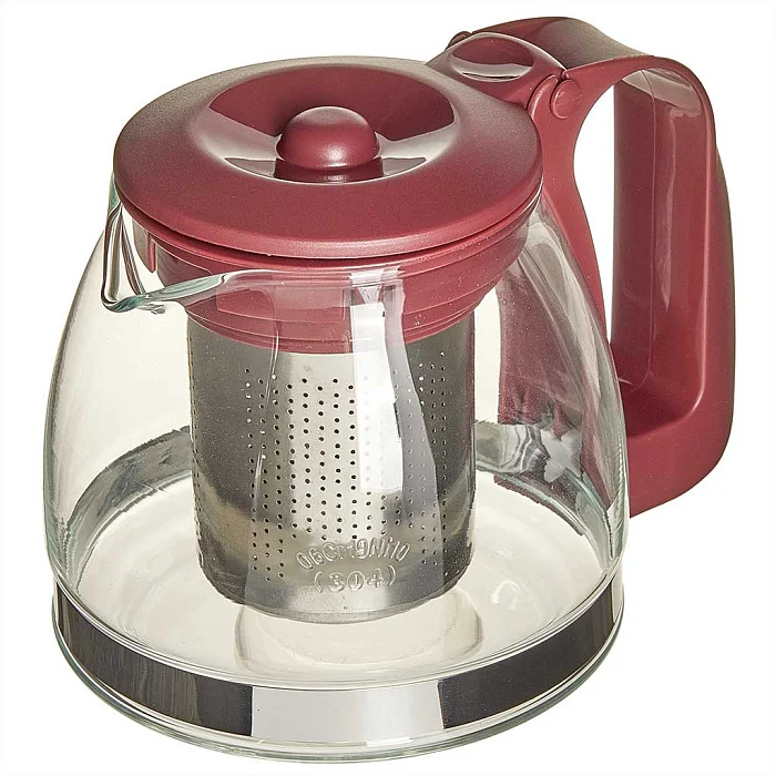 ALPENKOK Заварочный чайник 700 мл с фильтром AK-5538 коричневый