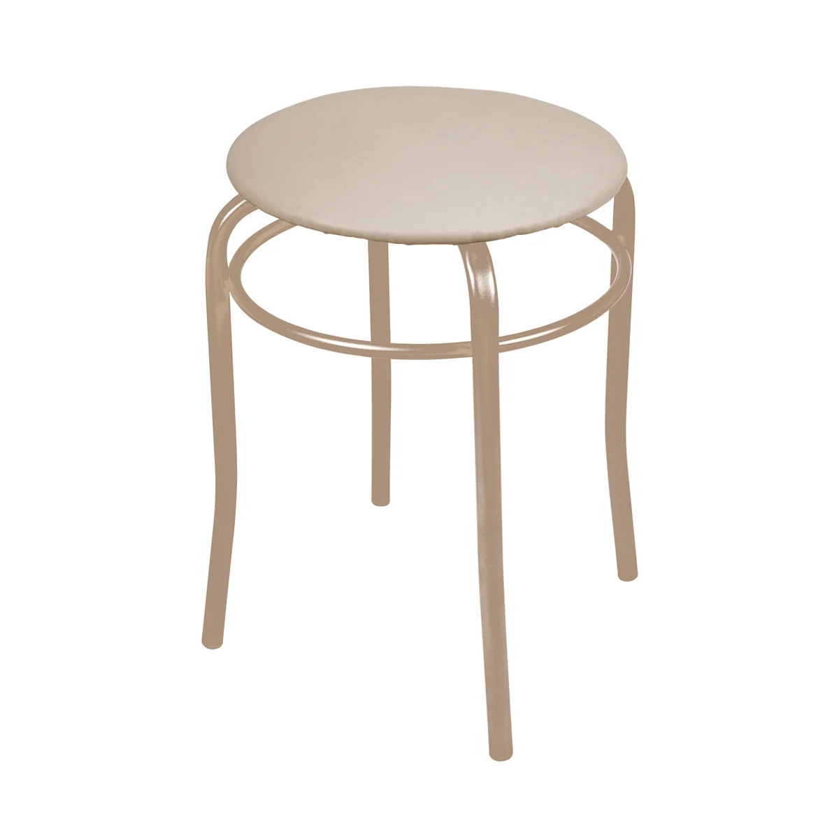 НИКА Табурет 2 ТПР2/СК слоновая кость/бежевый металлик