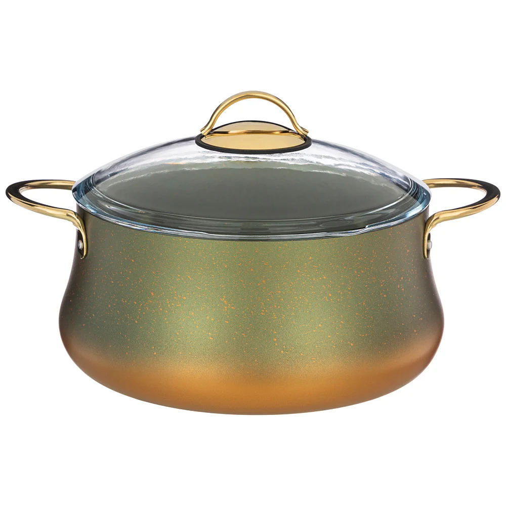 Lefard Кастрюля Agness С Антипригар. Покрытием Granite, Серия Vulcano, 26*12 См, 5,5л, Pfoa Free. 953-022