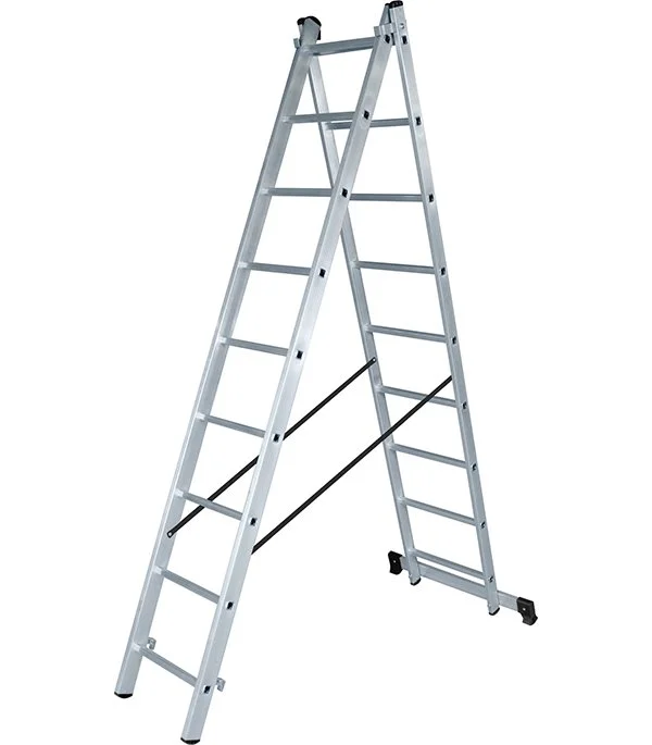 Stairs Лестница 2-х секционная алюминиевая L206