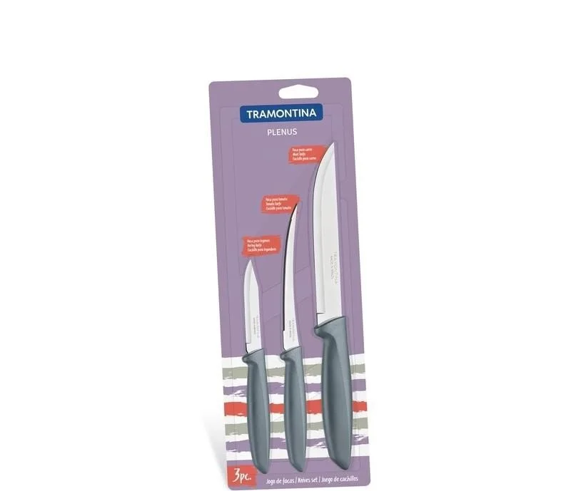 TRAMONTINA Набор ножей (3пр.)Plenus 23498/920