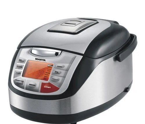 MARTA Мультиварка MT- 1966 черный/сталь