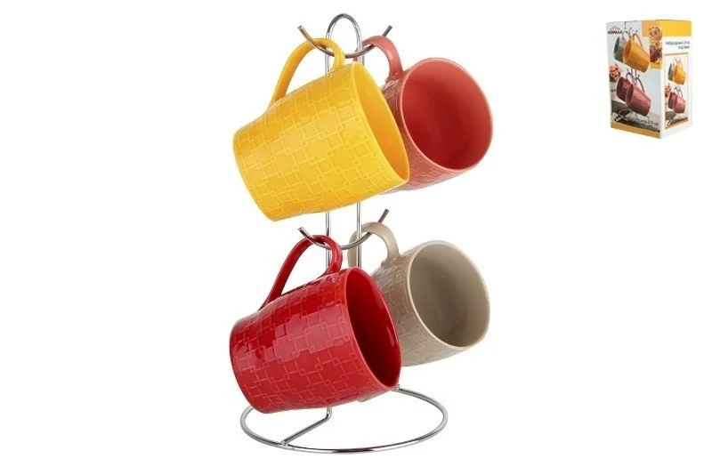 КОРАЛЛ Набор кружек 4пр. Геометрия RX-N17335