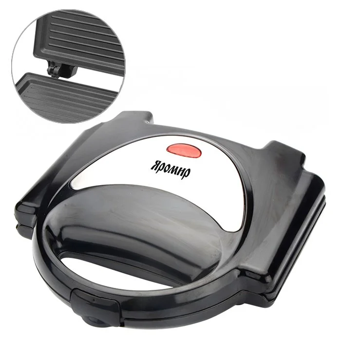 ЯРОМИР Сэндвич-гриль ЯР 900 черный
