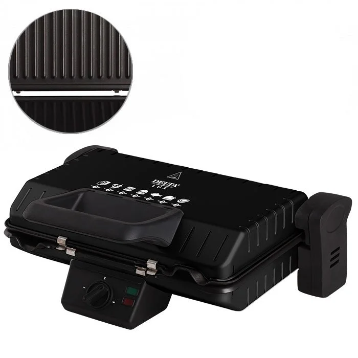 DELTA Пресс - гриль LUX DL 050 B черный