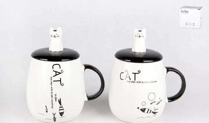 КОРАЛЛ Кружка для заваривания 380 мл. Happy cat 2615