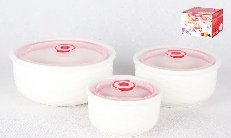 КОРАЛЛ Набор салатников 3пр. Снежная королева 3279