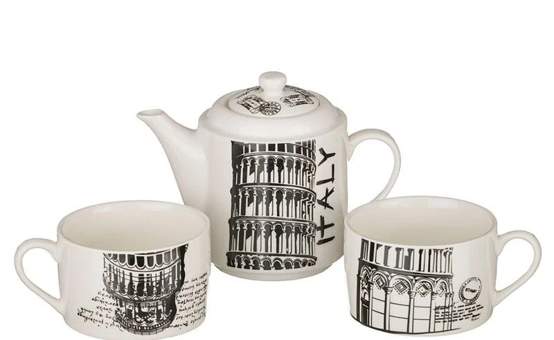 КОРАЛЛ Набор чайный 3 пр. Italy 3268