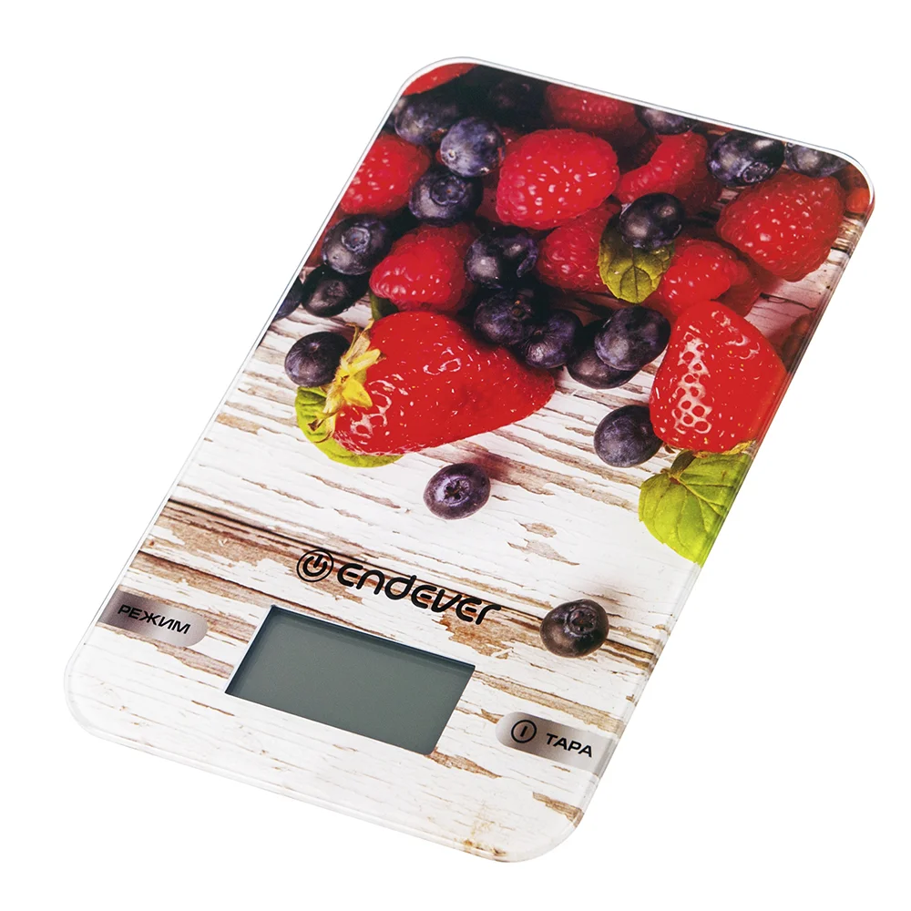 ENDEVER Весы кухонные Chief-508 рисунок Клубника