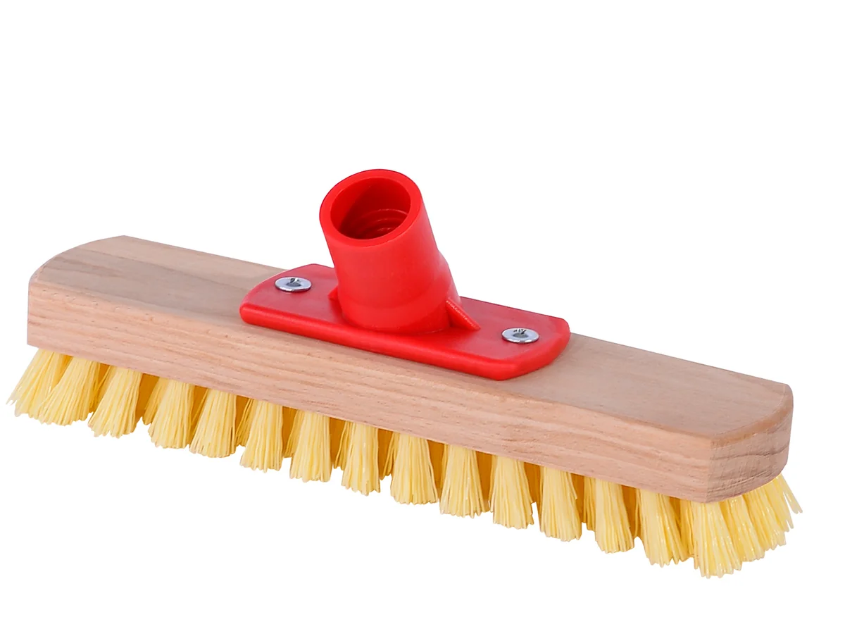 ЭЛЬФПЛАСТ Щетка-скраббер ДЕРЕВЯННАЯ 529