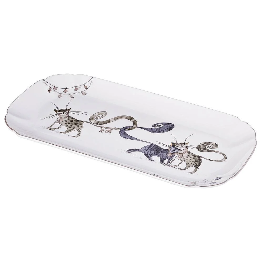 Lefard Блюдо Котики 28*14,5 См 264-869
