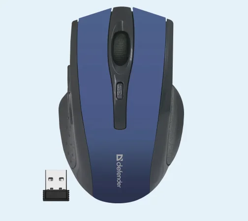 Defender Мышь MM-665 blue