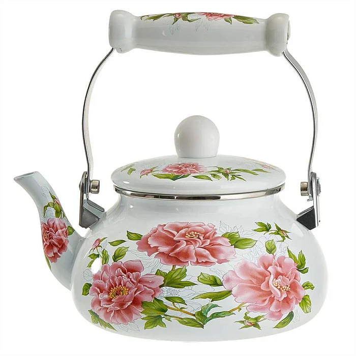 METALLONI Чайник 1,5 л EM-1324 "Пионы"