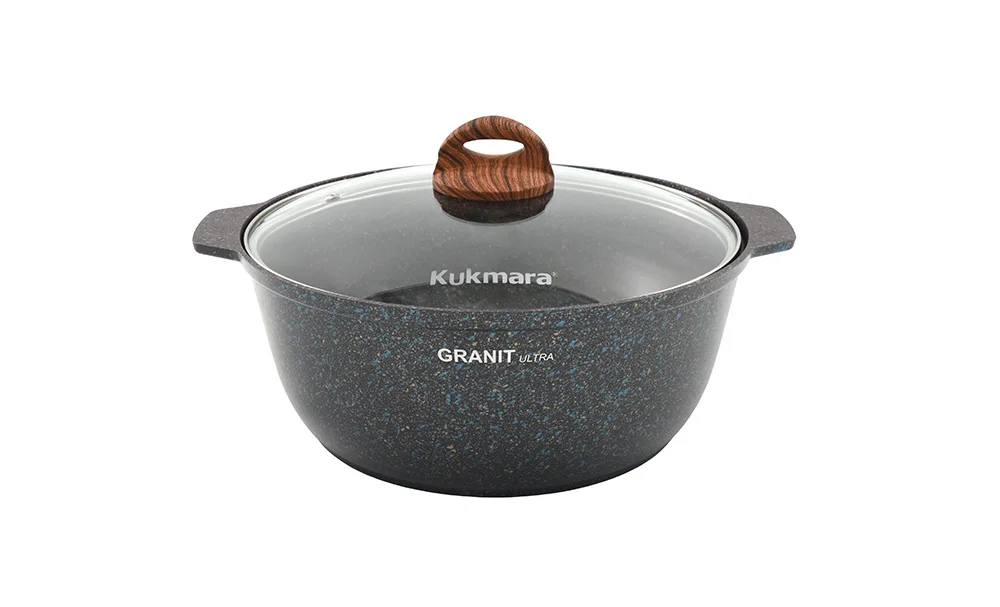 KUKMARA Кастрюля-жаровня 5л диаметром 28см жгг52а