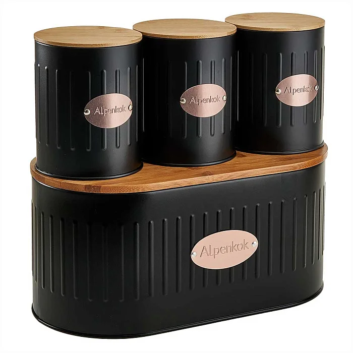 ALPENKOK Хлебница с банками 34,5х19х16,3 см AK-4011