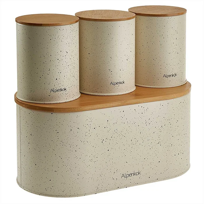 ALPENKOK Хлебница с банками 34,5х19х16,3 см AK-4013