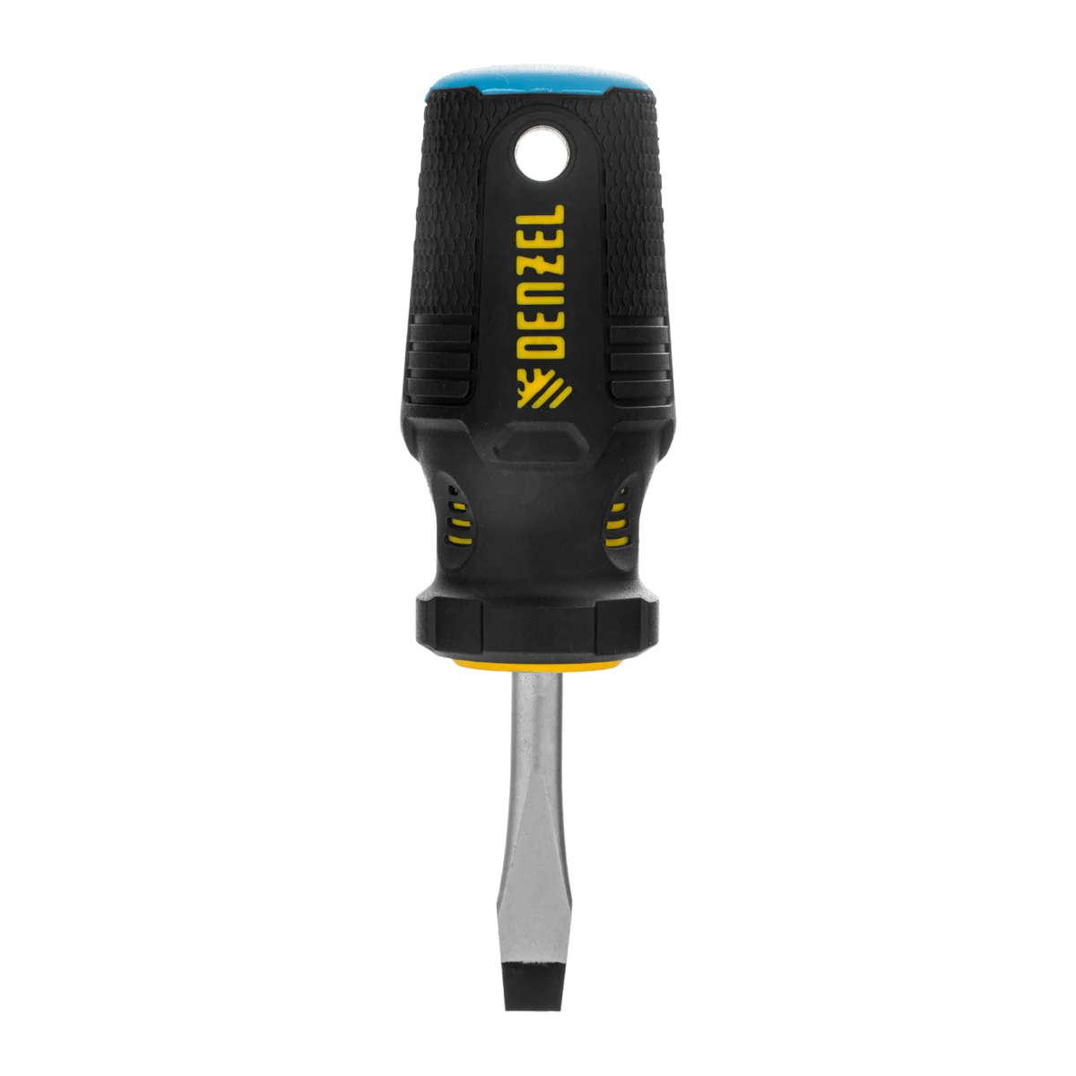 Denzel Отвертка, SL6x38 мм, S2, 3к рукоятка 122017