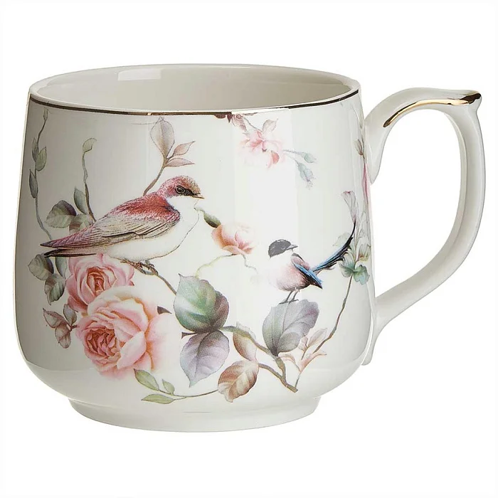 BEATRIX Кружка 470 мл МЛ116L1 "Птички" в подарочной упаковке