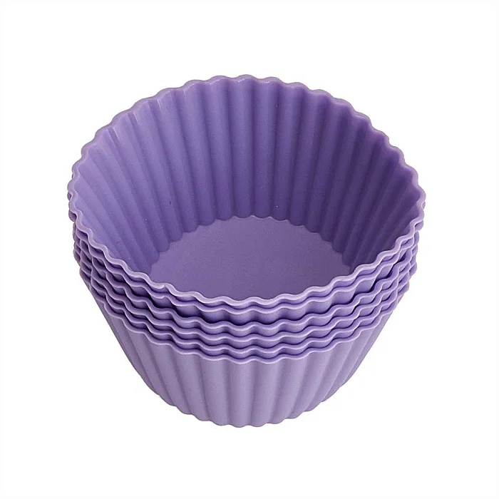 ALPENKOK Набор из 6-ти формочек для кексов 6,5×4,5 см AK-6054S/6 лавандовый
