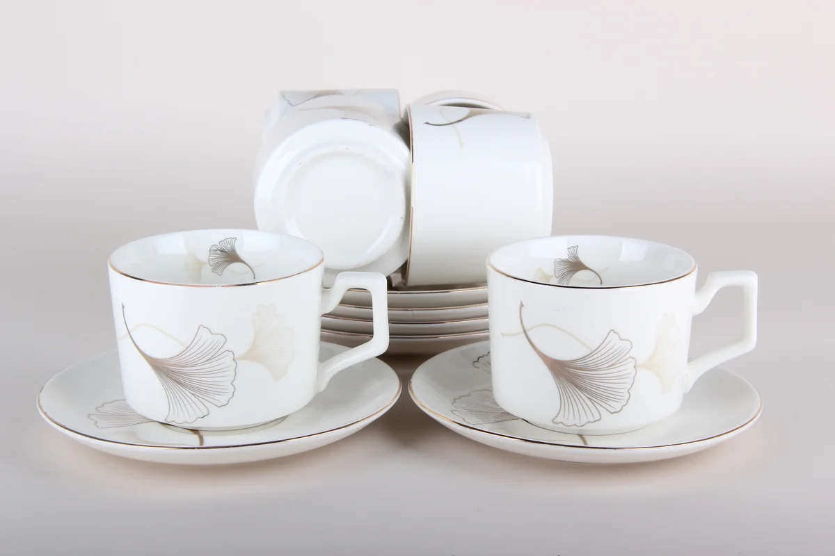 КОРАЛЛ Набор чайный 6 пр"Golden flower" 6344