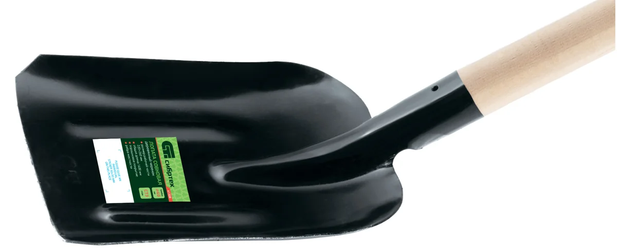 Сибртех Лопата совковая, 220х260х1400 мм 61308