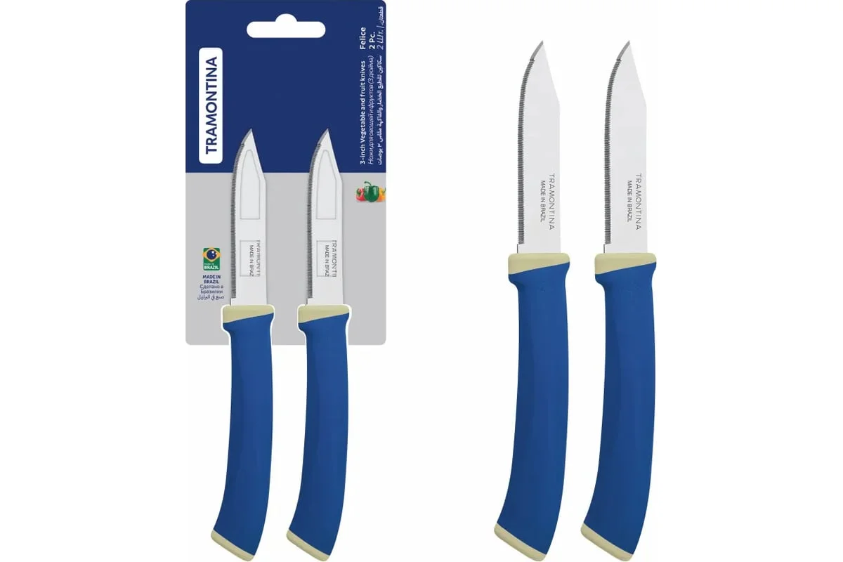 TRAMONTINA Набор Felice 2пр.д/овощей и фруктов 7,5см. 23491/213
