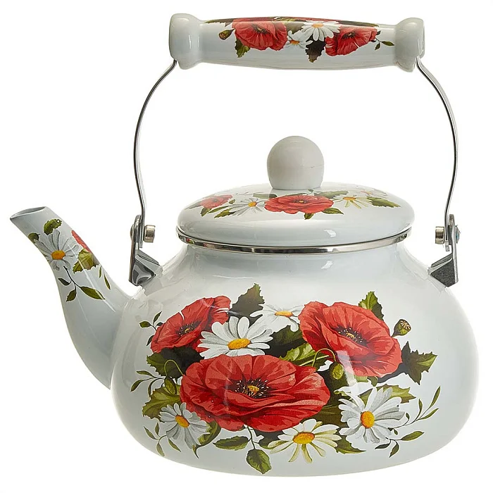 METALLONI Чайник 2,5 л EM-1332 "Маки"