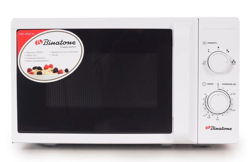 BINATONE Микроволновая печь FMO 20M22 W