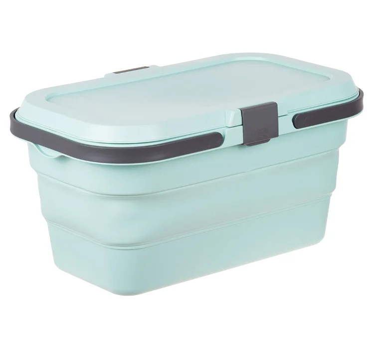 М-ПЛАСТИКА Корзина для пикника ФЛЕКС 16 л складная M 1239 морская волна