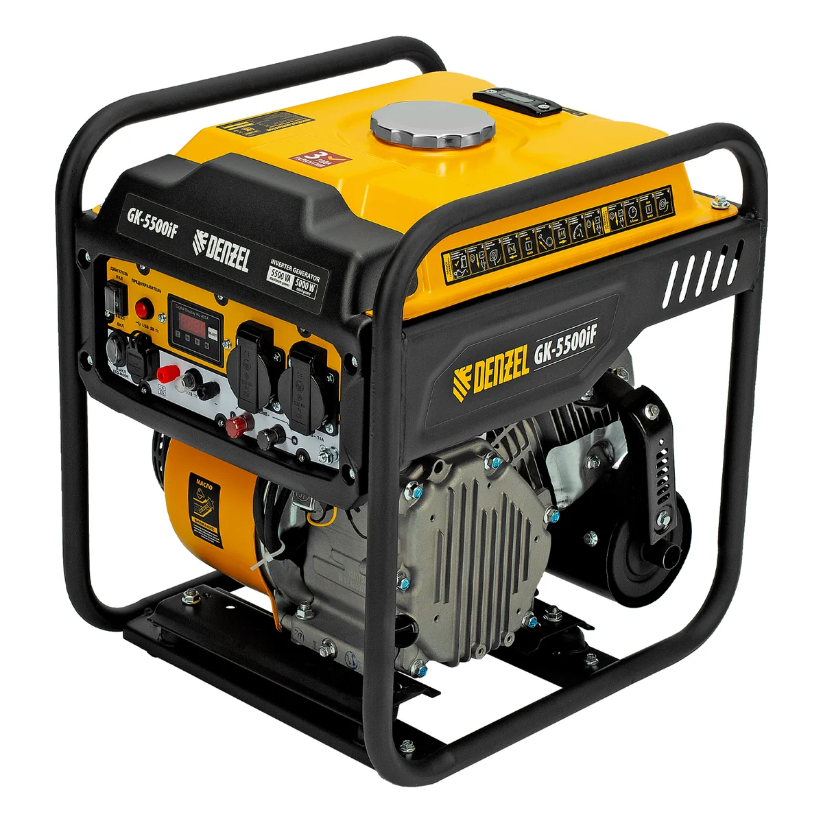 Denzel Генератор инверторный GK-5500iF, 5,5 кВт 94709
