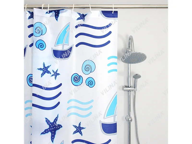 VILINA 66661 Штора для ванной "Для бережливых" 170х180см 1305