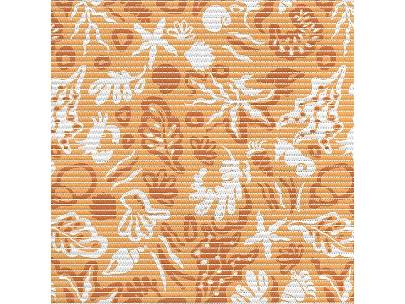 VILINA Коврик напольный из вспененного ПВХ 0,65х15м СТАНДАРТ 67160 V37 orange