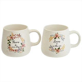 ROSARIO Набор кружек 2 предмета (400 мл) Ф11-022L/2 Love