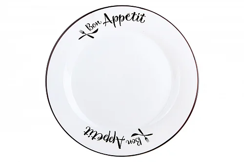 КОРАЛЛ Тарелка обеденная 23см. Bon Appetit YXD05