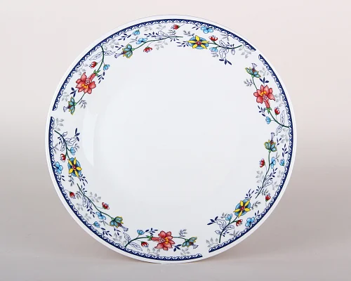 КОРАЛЛ Тарелка обеденная 23см. Флорис ZX2312-9FP