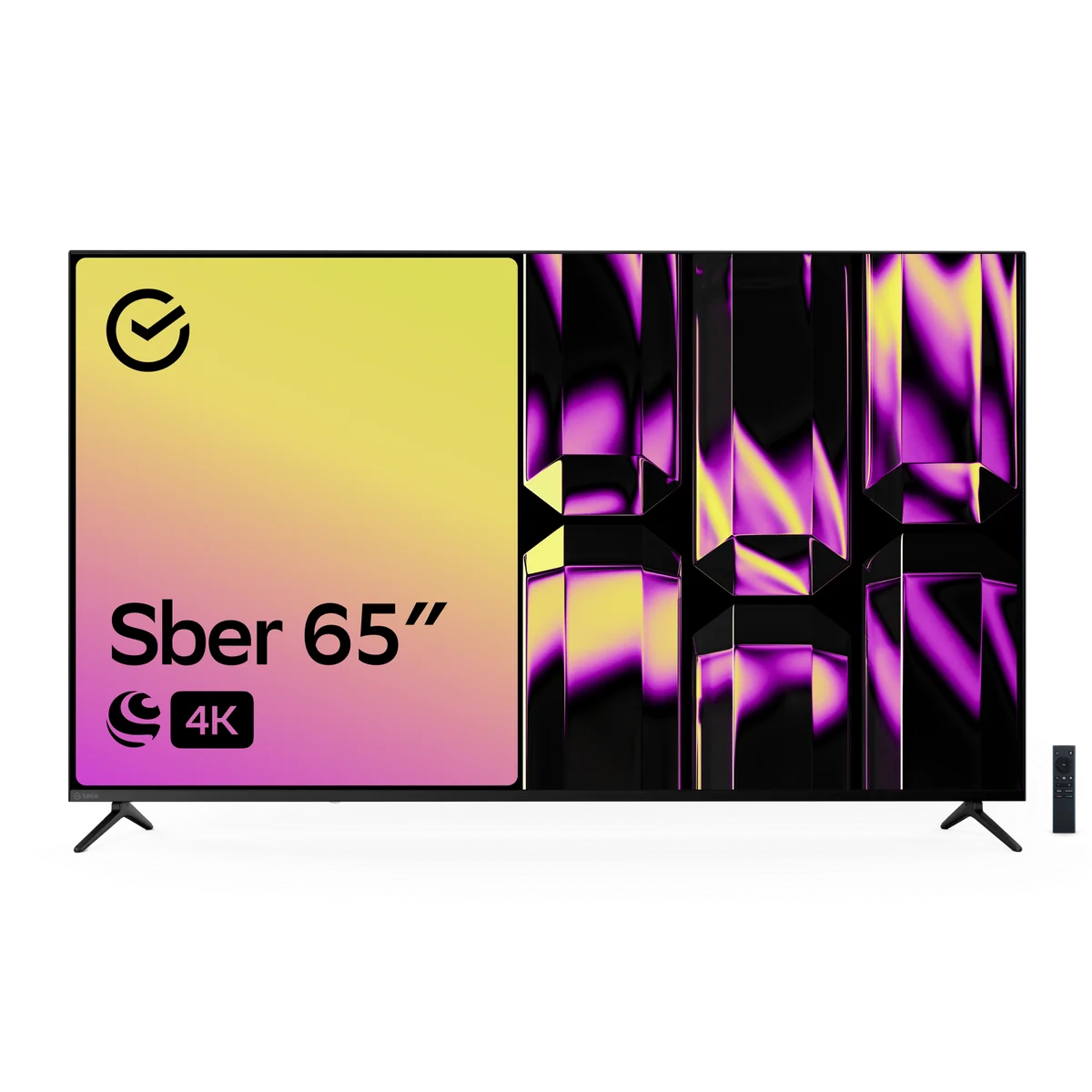 Sber Телевизор SDX 65U4124B черный