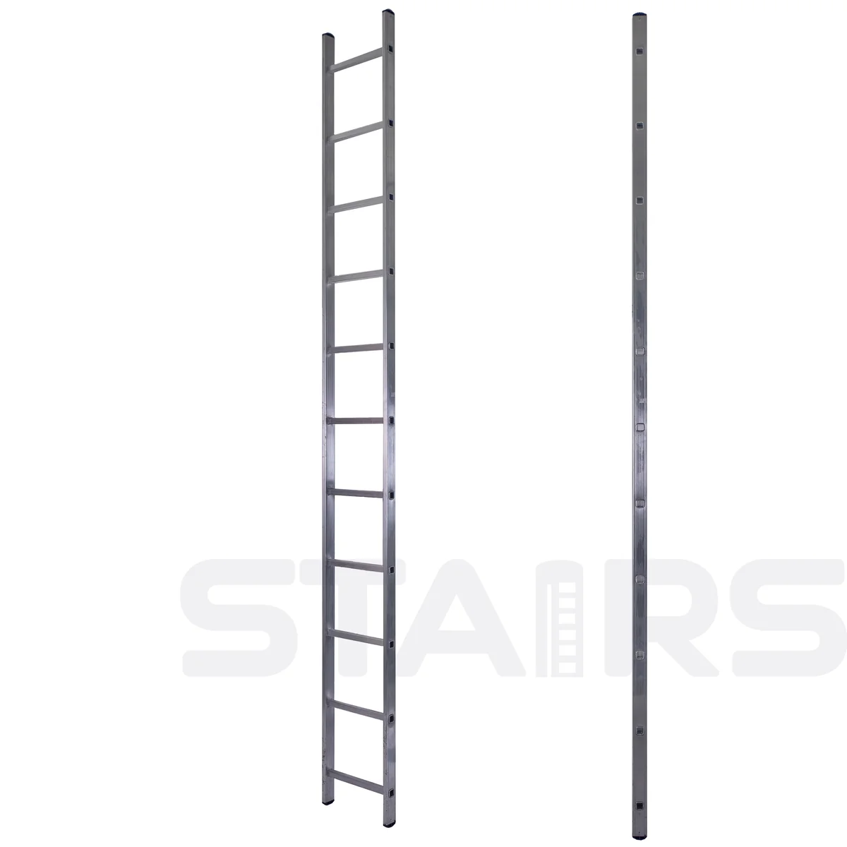 Stairs Лестница алюминиевая односекционная 11 ступеней AL111