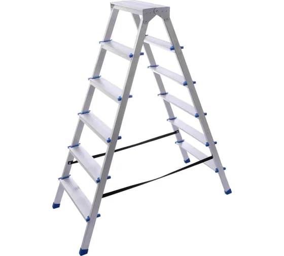 Stairs Стремянка оцинкованная двухсторонняя 6 ступеней OS206