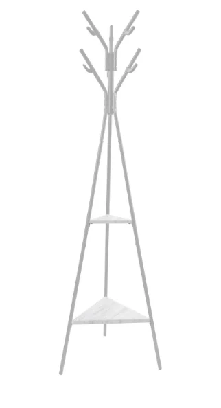 НИКА Вешалка-стойка с полкой ВС1/МС матовый серый/дуб дымчатый