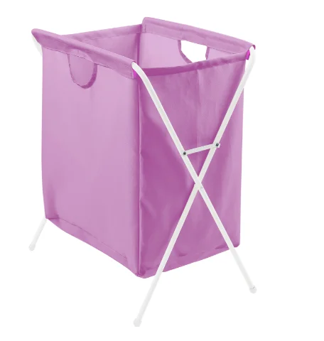 Ника Корзина-мешок для белья на металлокаркасе КБМ1/Л лилия