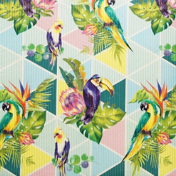 VILINA Коврик напольный из вспененного ПВХ 1,30 х 15 м 67530 принт FV55