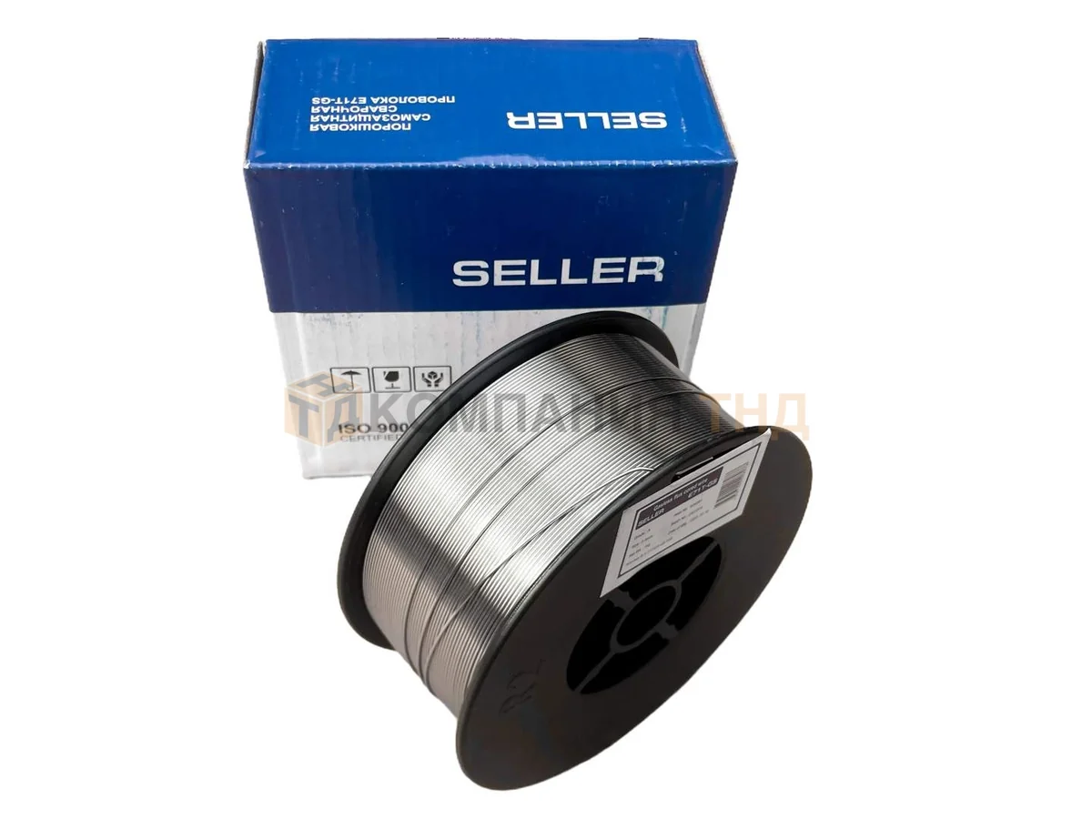 SELLER Проволока сварочная E71TGS порошковая 0,8мм 1кг