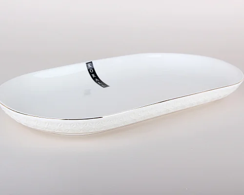 КОРАЛЛ Блюдо овальное Снежная королева 32 см LTBH-P1932TJ-A