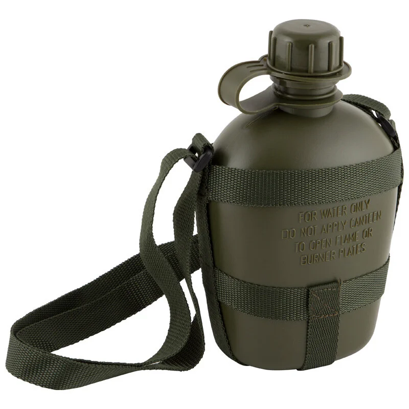 Mallony Фляга туристическая ECOS CF-45 с плечевым ремнем, 1 л. 004745-SK