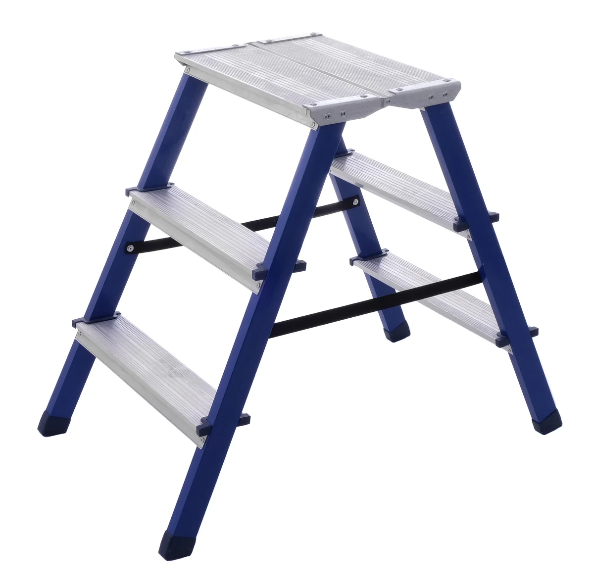 Stairs Стремянка комбинированная двухсторонняя с мини-платформой 3 ступени СМР203