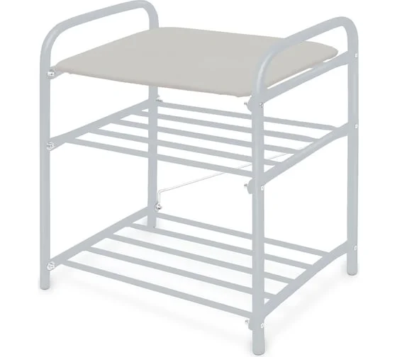 НИКА Банкетка Б1-1/МС светло-серый/матовый серый