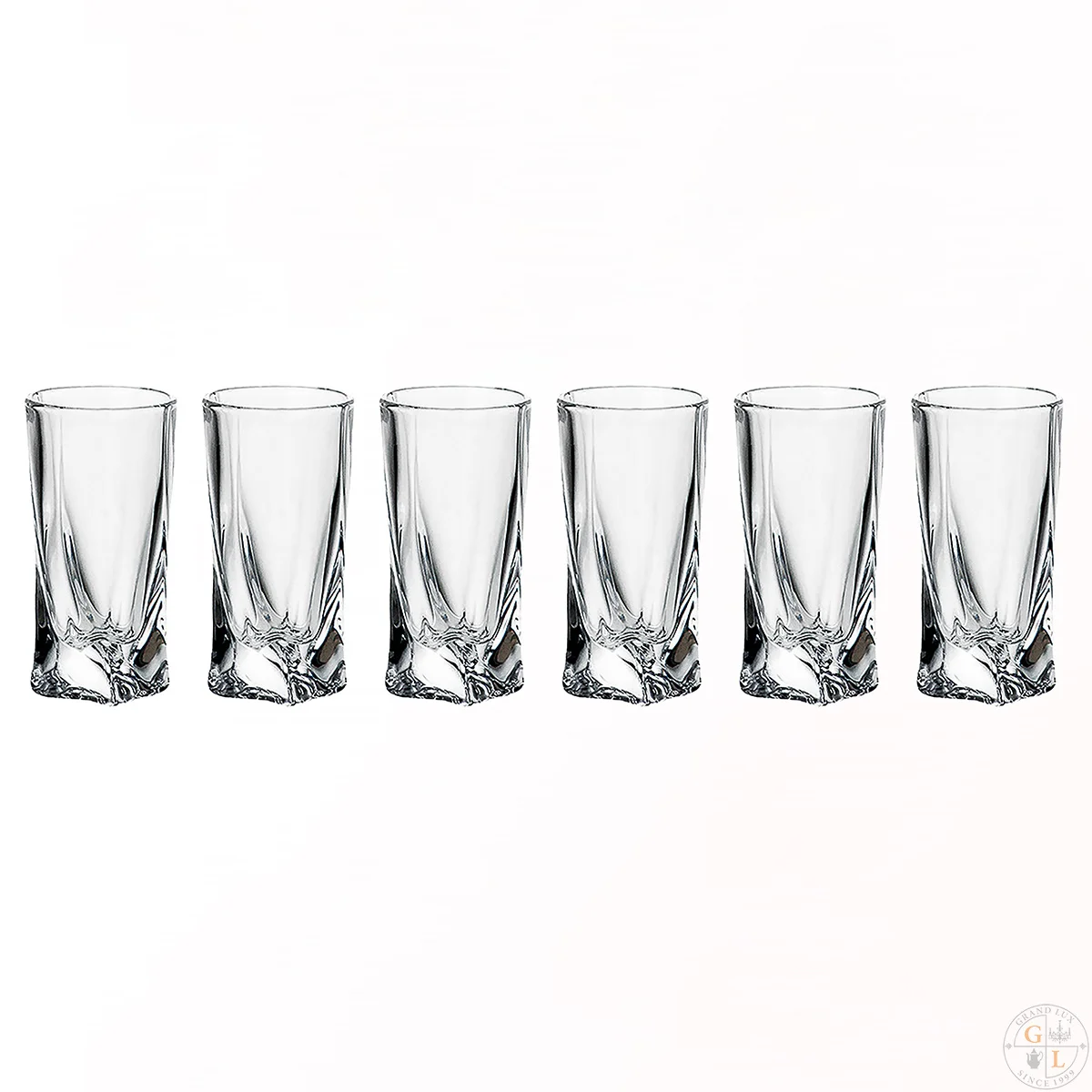 BOHEMIA Набор стопок для водки Crystalite Quadro 30 мл (6 шт) 08912